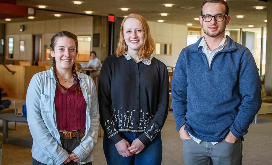 Sophie Spiliotopoulos, Jess Strzempko, and Anthony Himmelberger
