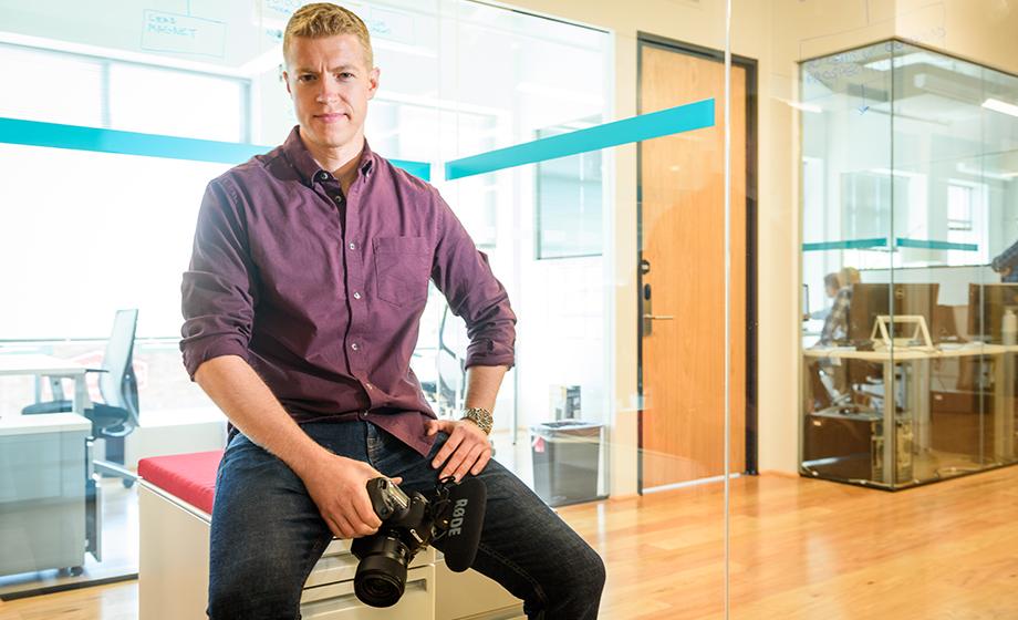Alumnus Sam Shepler is an entrepreneur with a clear vision for successful storytelling