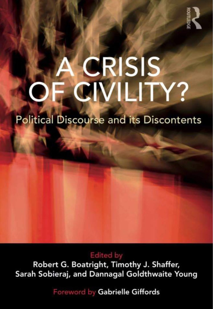 A Crisis of Civility book cover; Robert Boatright, co-author