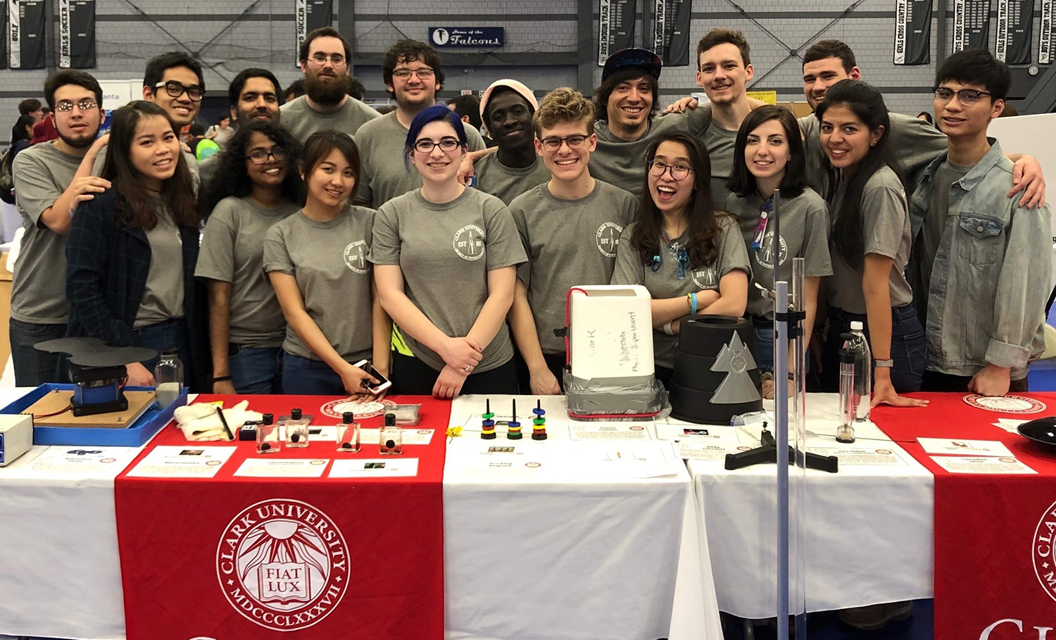Clark physics students wow the crowd at popular science fest