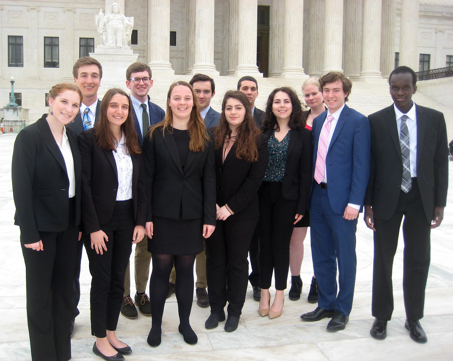 Clark students observe the Supreme Court in action