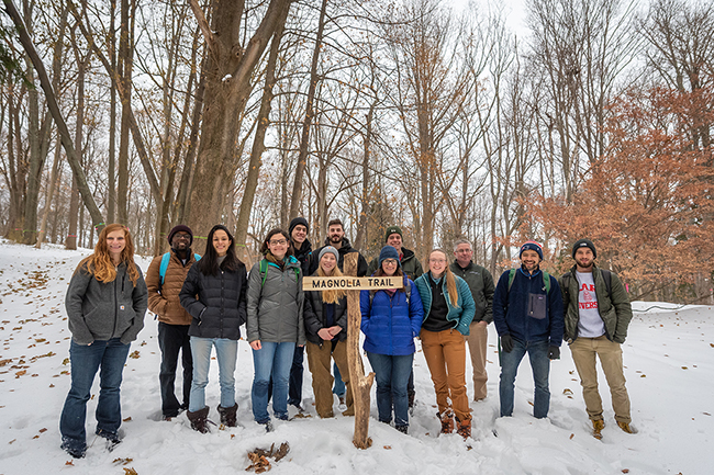 Clark students help revitalize an ailing neighborhood forest