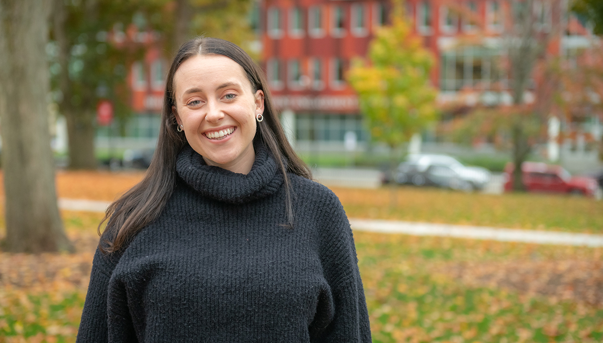 Bailey Ross ’21 uses technology to examine ecosystems thousands of miles away