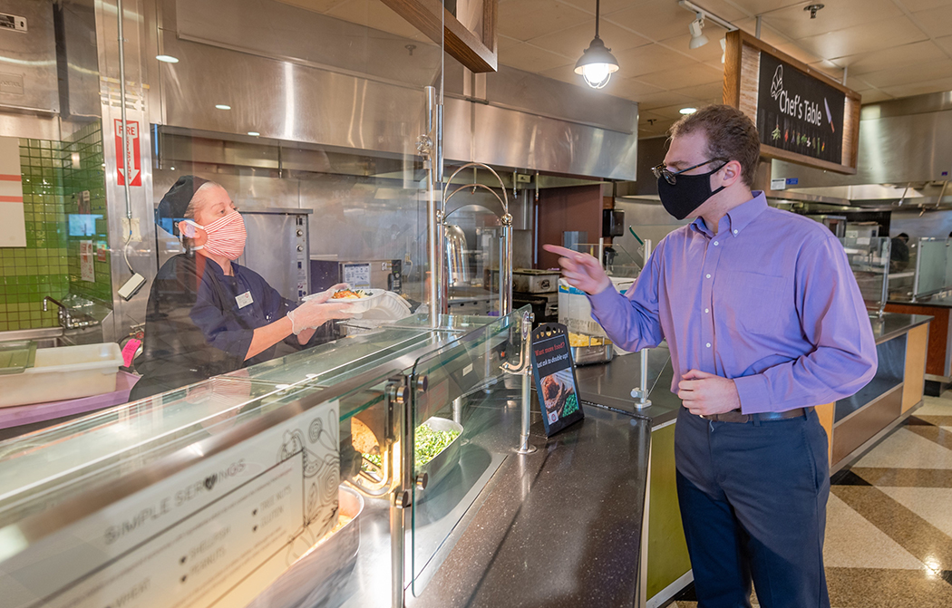 Feeding a university in a pandemic requires a healthy serving of ingenuity