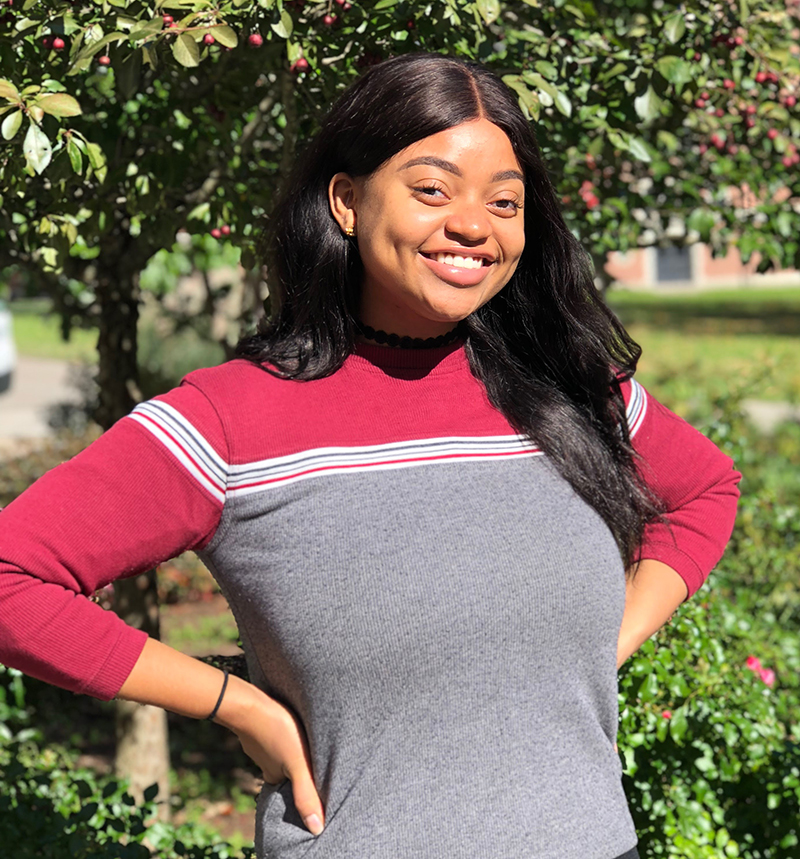 Jadea Harris ’20 looks for ways to make arts therapy available to all