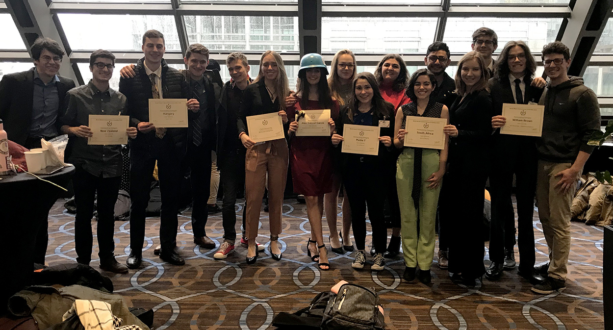 Clark Model U.N. was on top of the world at McGill conference