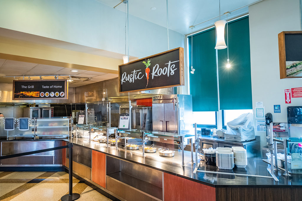 Clark University Dining Hall station