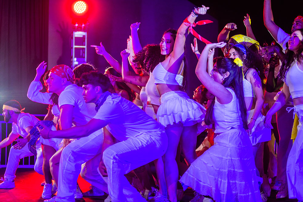 Students dancing at the 2023 Gala