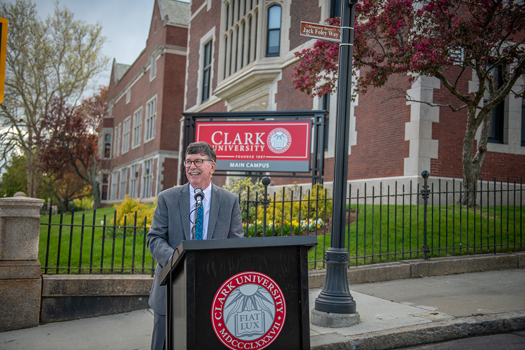 Jack Foley Way is unveiled