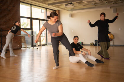 dancers in studio