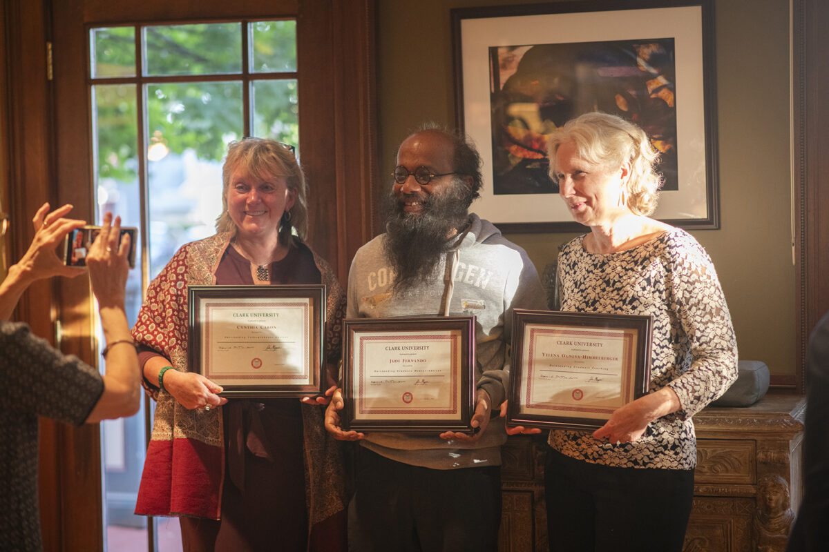 Faculty Awards reception, October 9, 2024