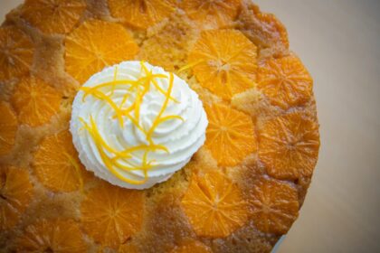 orange cake dessert