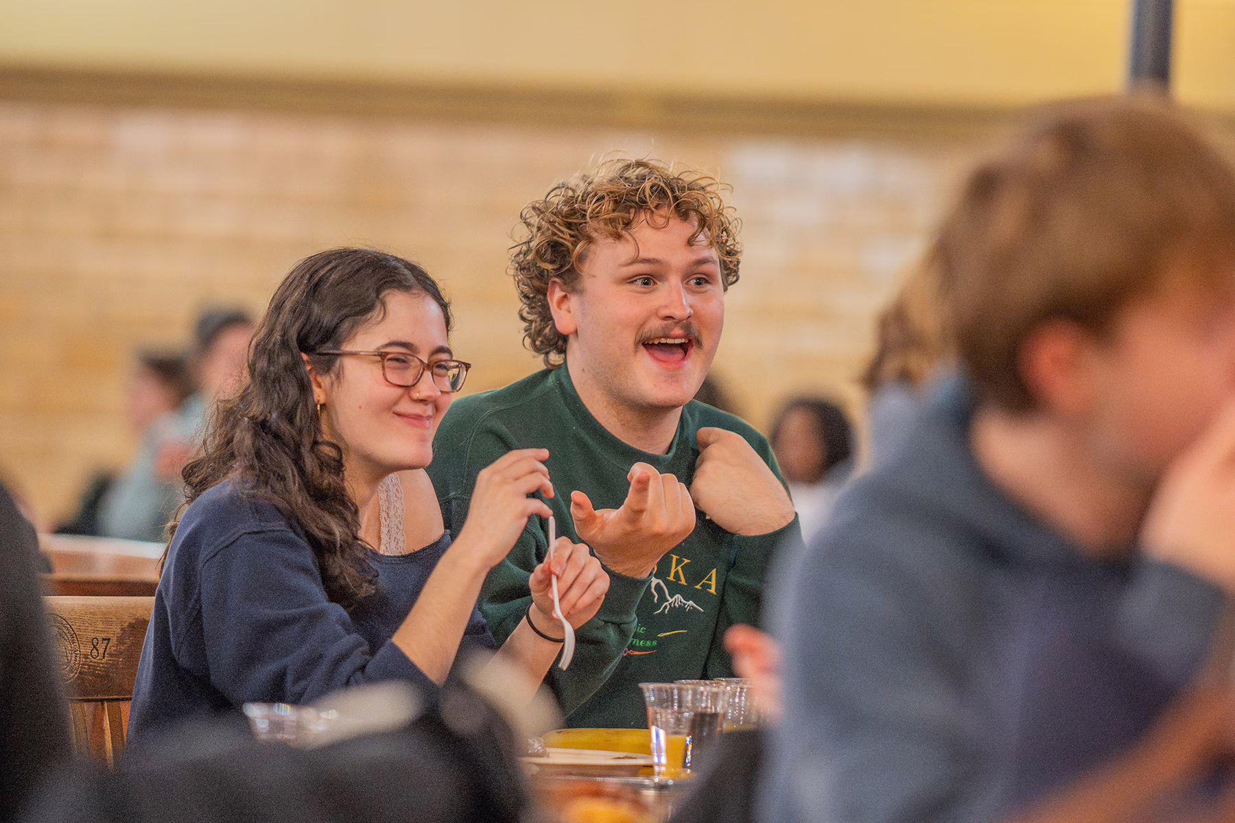 Late Night Breakfast, fall 2025; photo by Natalie Hoang ’25, MBA ’26