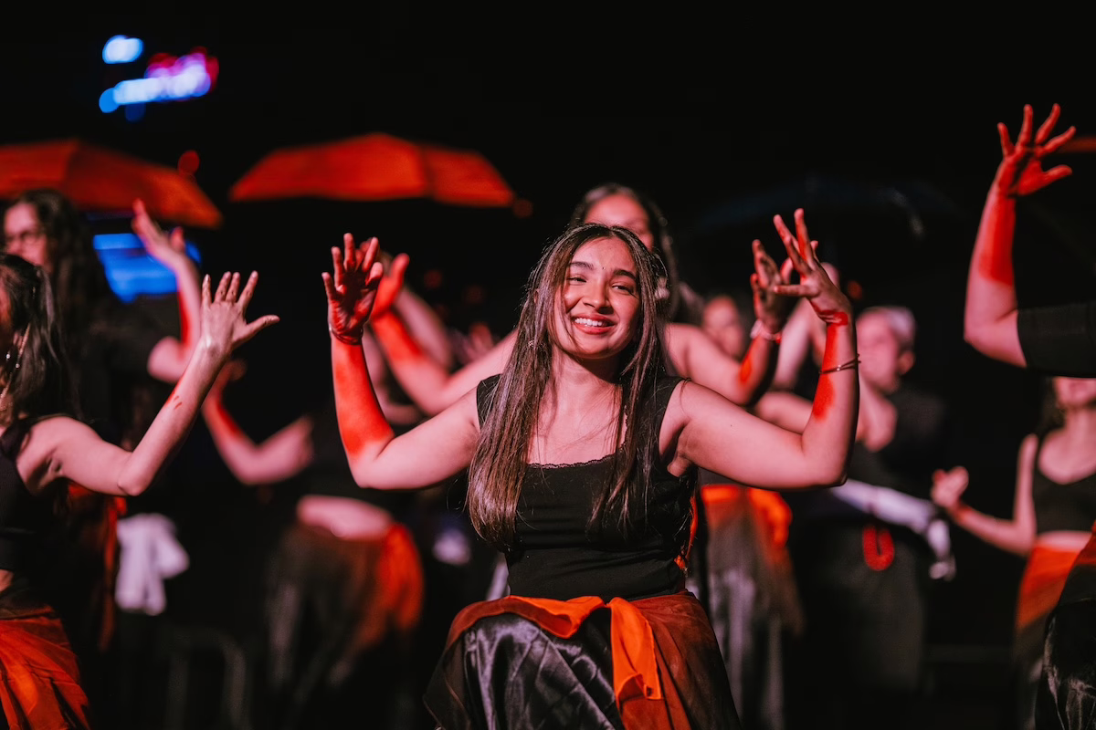 people dancing on stage