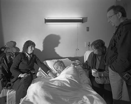 Final photo taken of Gene DiRado by Clark Professor Stephen DiRado