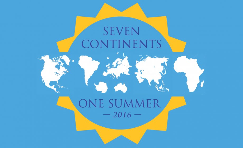 7 Continents, 1 Summer 2016 logo