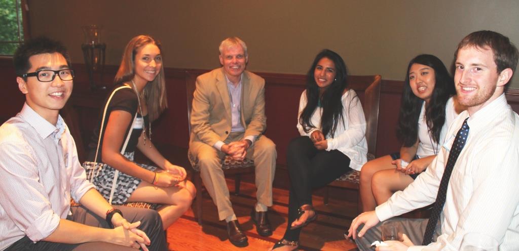 Global scholars with David Angel