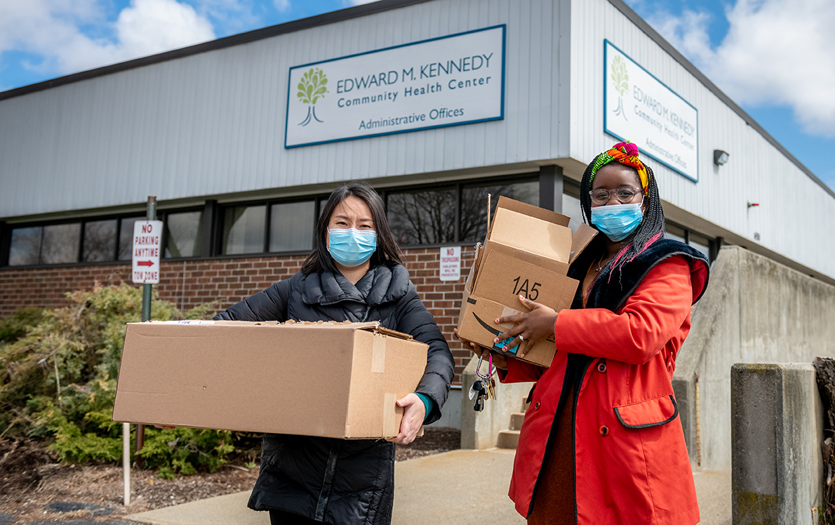 From China to Worcester, Clarkies collect medical supplies for those in need