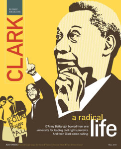 Cover of fall 2010 Clark magazine