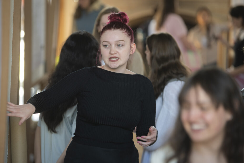 students show research posters