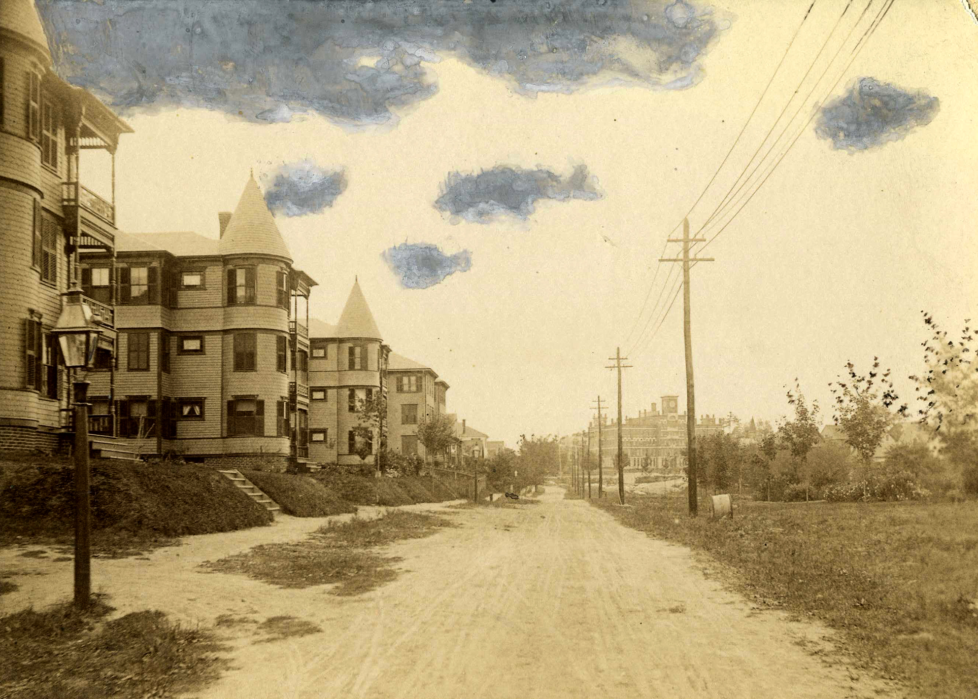 A look up Crystal Street, circa 1900