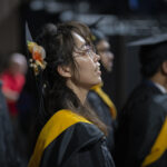 Graduate at Clark University Graduate Commencement Ceremony