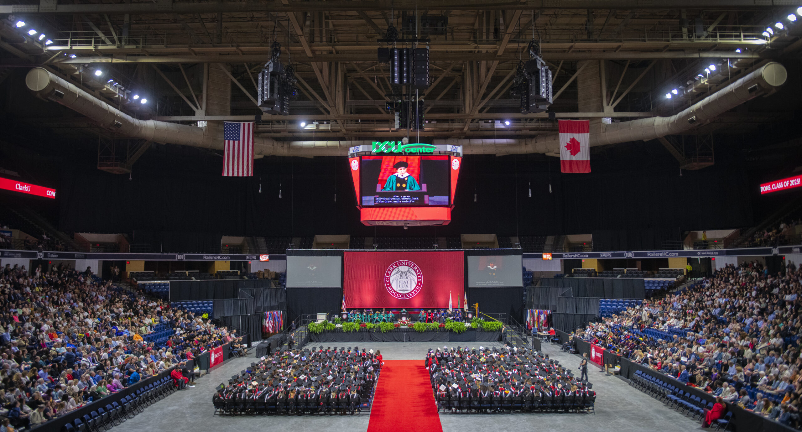 Esther Duflo delivers address at Clark University Commencement