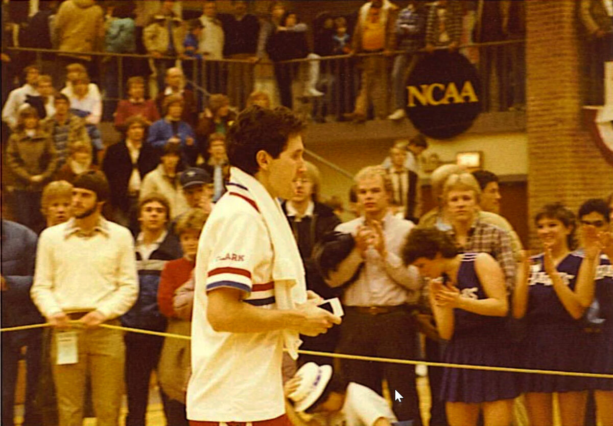 Dan Trant in the Kneller Athletic Cent