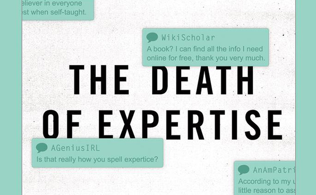 Harrington lecture to examine ‘The Death of Expertise’