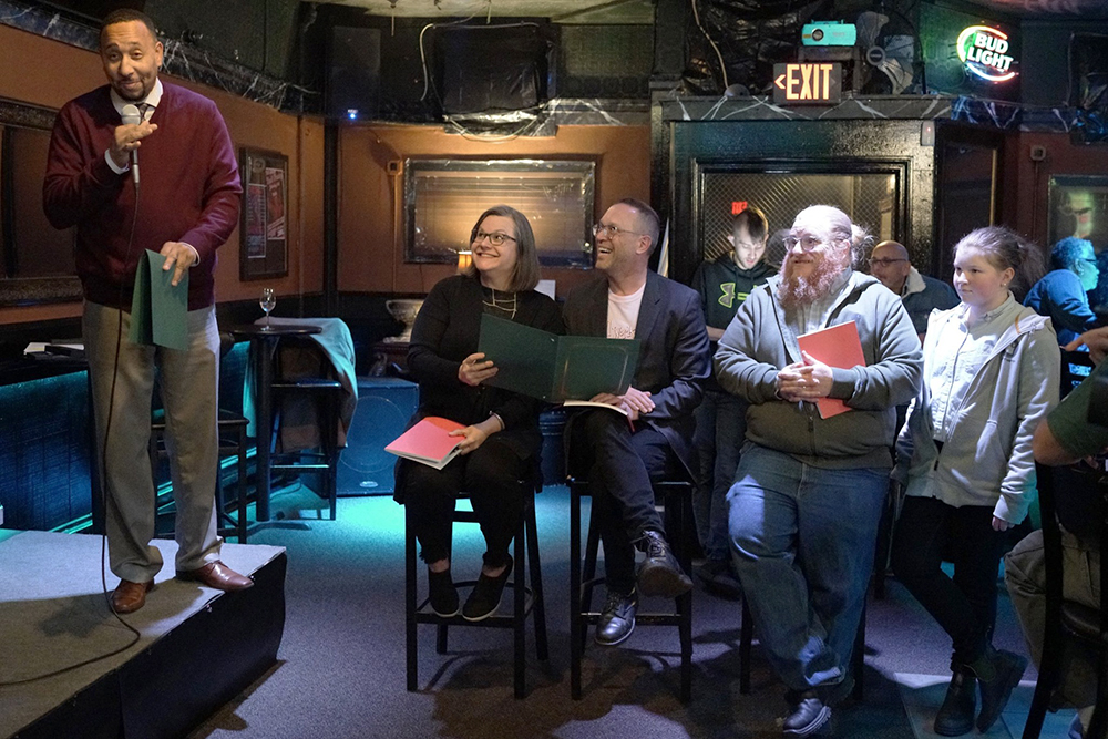 Robert Tobin receives key to the city of Worcester