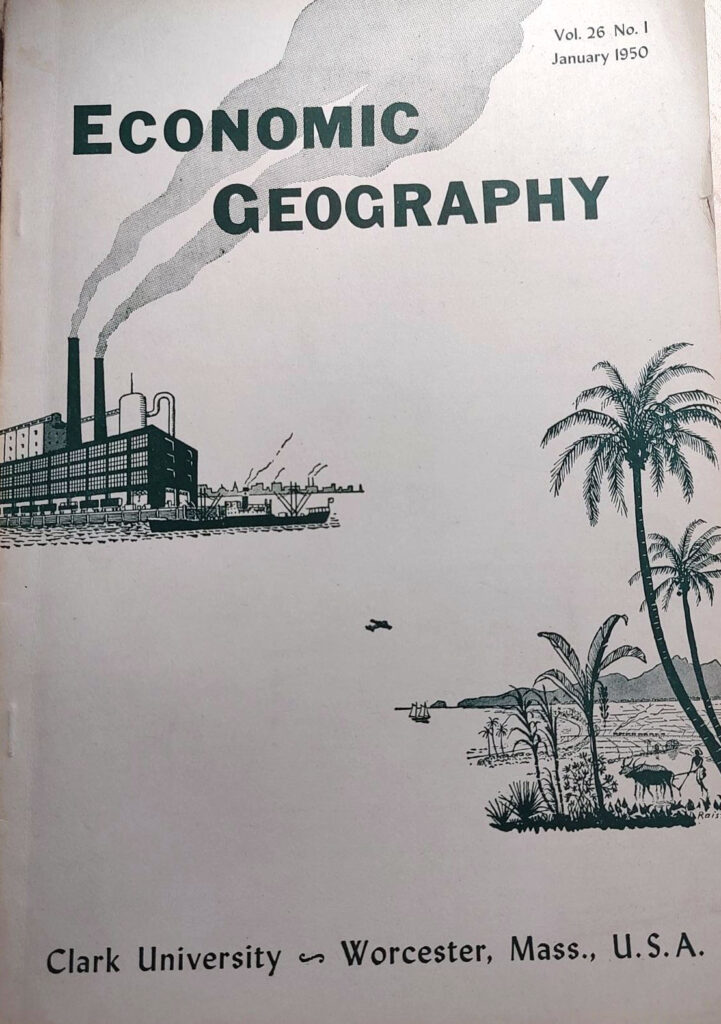 Economic Geography journal, 1950