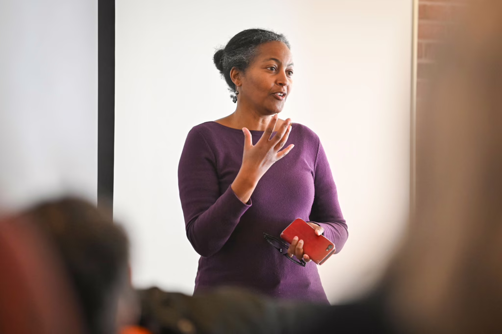 Odile Ferly, associate professor of language, literature, and culture