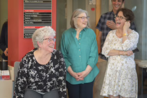 Faculty retirement reception