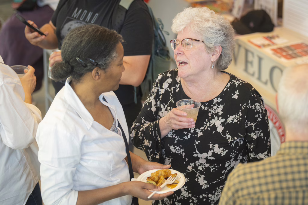 Faculty retirement reception