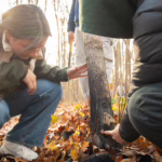 Field Methods students in the forest