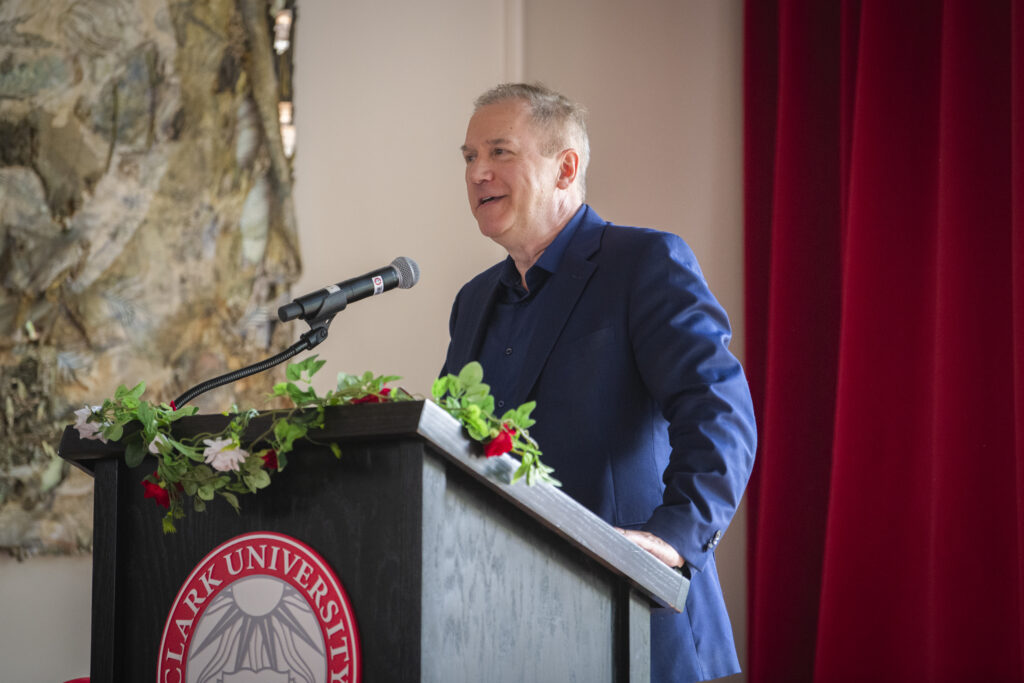 people pose for photos at First-Gen Pinning Ceremony