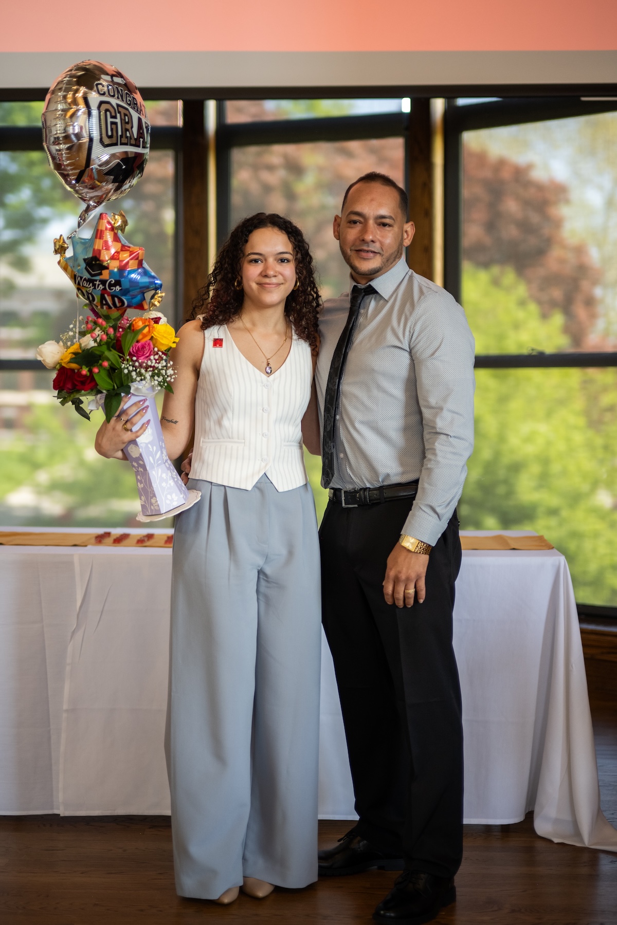 students at pinning ceremony