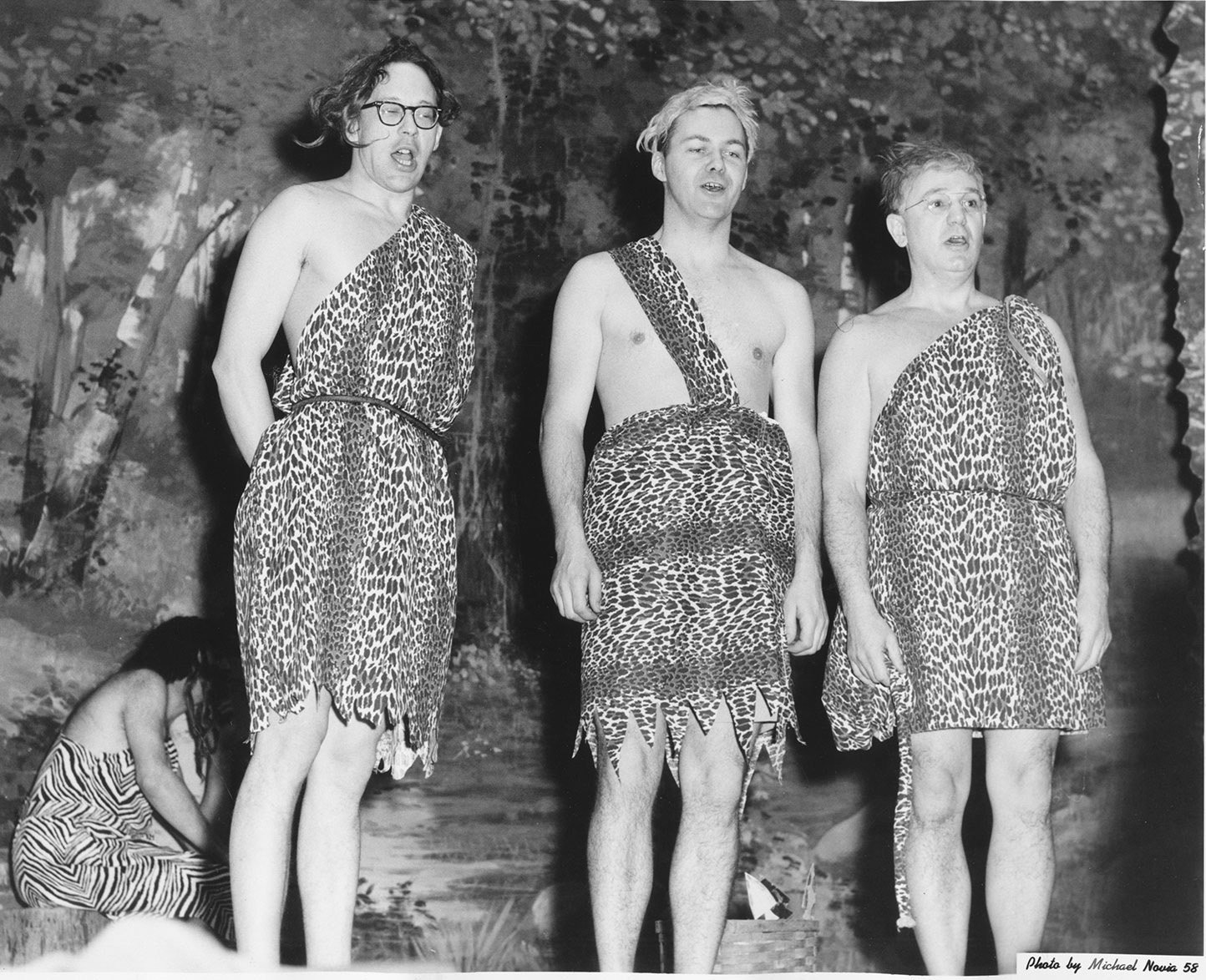 1958 Founder’s Day skit featured primitive performances by Clark professors