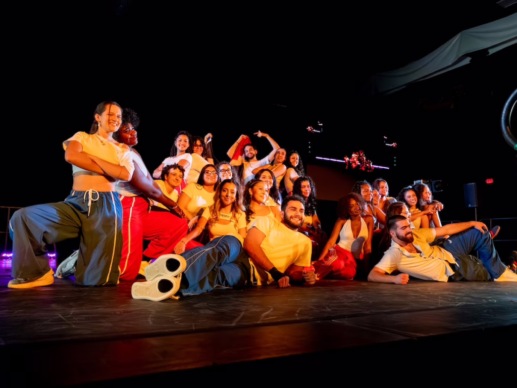 people dancing on stage