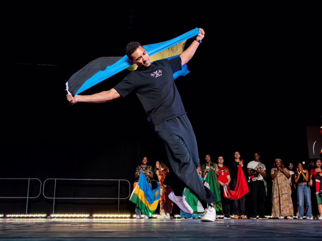 people dancing on stage