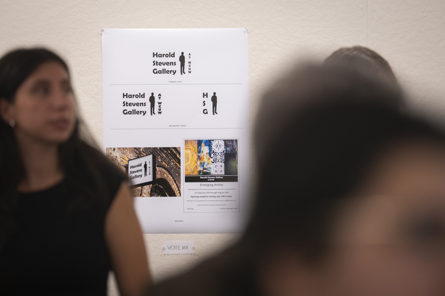 graphic in gallery show