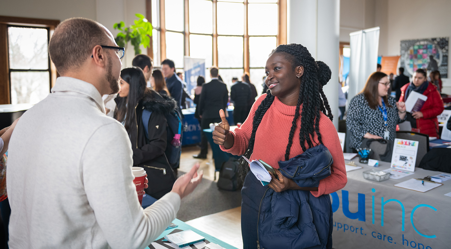 Clark students prepare for job search during Spring Career and Internship Fair