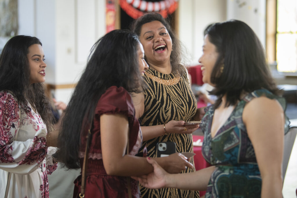 students gather at international graduation ceremony
