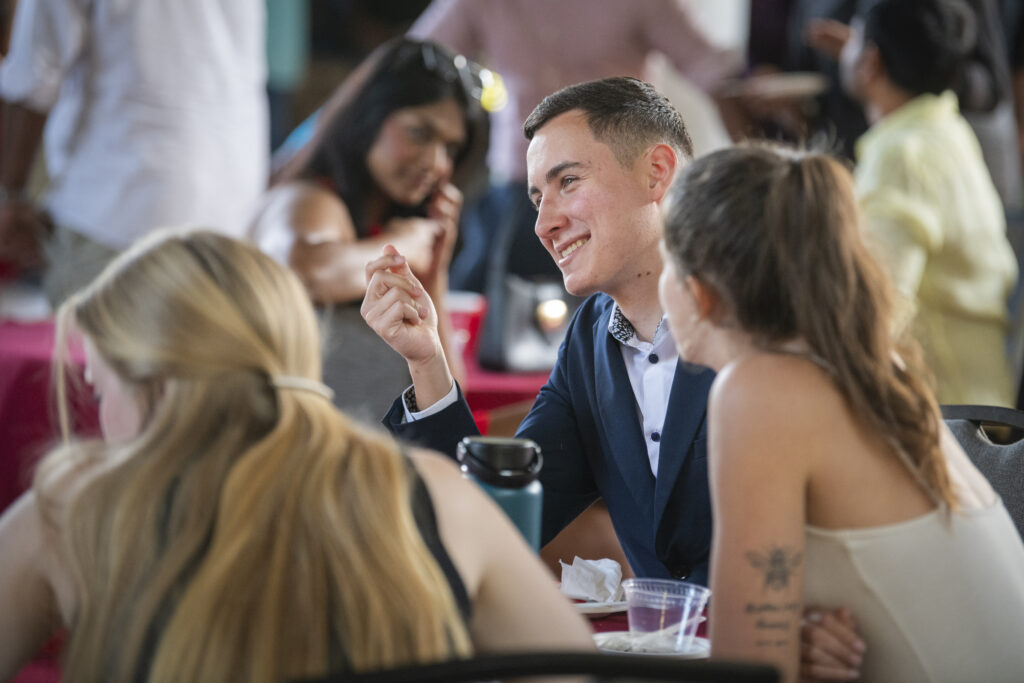 students gather at international graduation ceremony