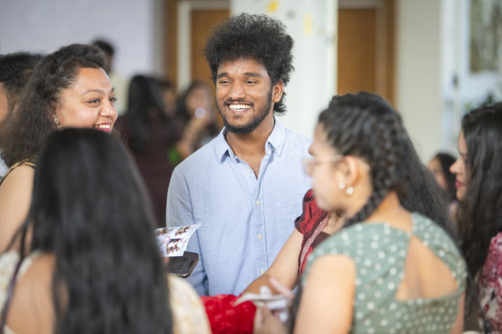 students gather at international graduation ceremony