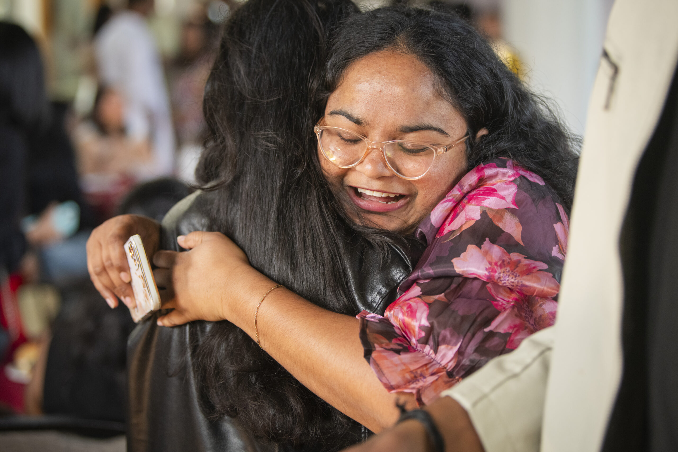 students gather at international graduation ceremony