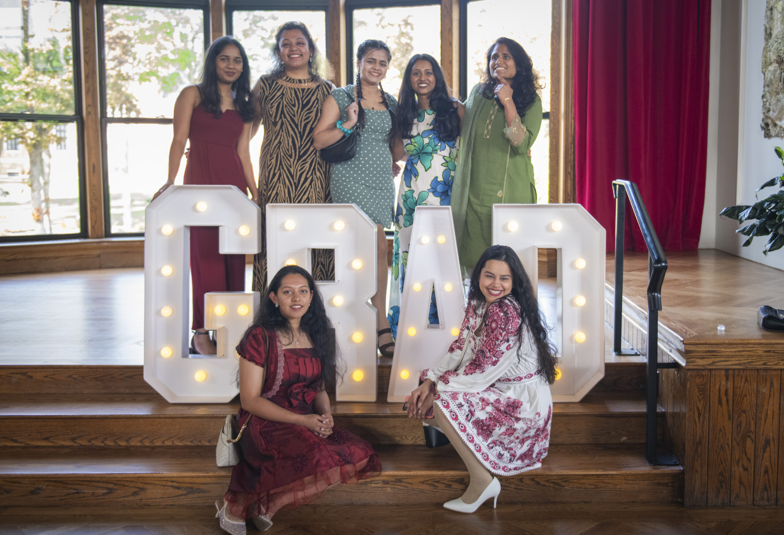 students gather at international graduation ceremony