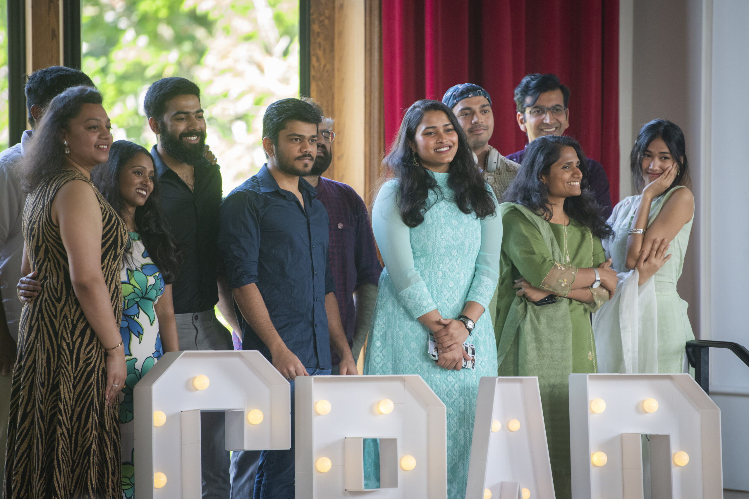 students gather at international graduation ceremony