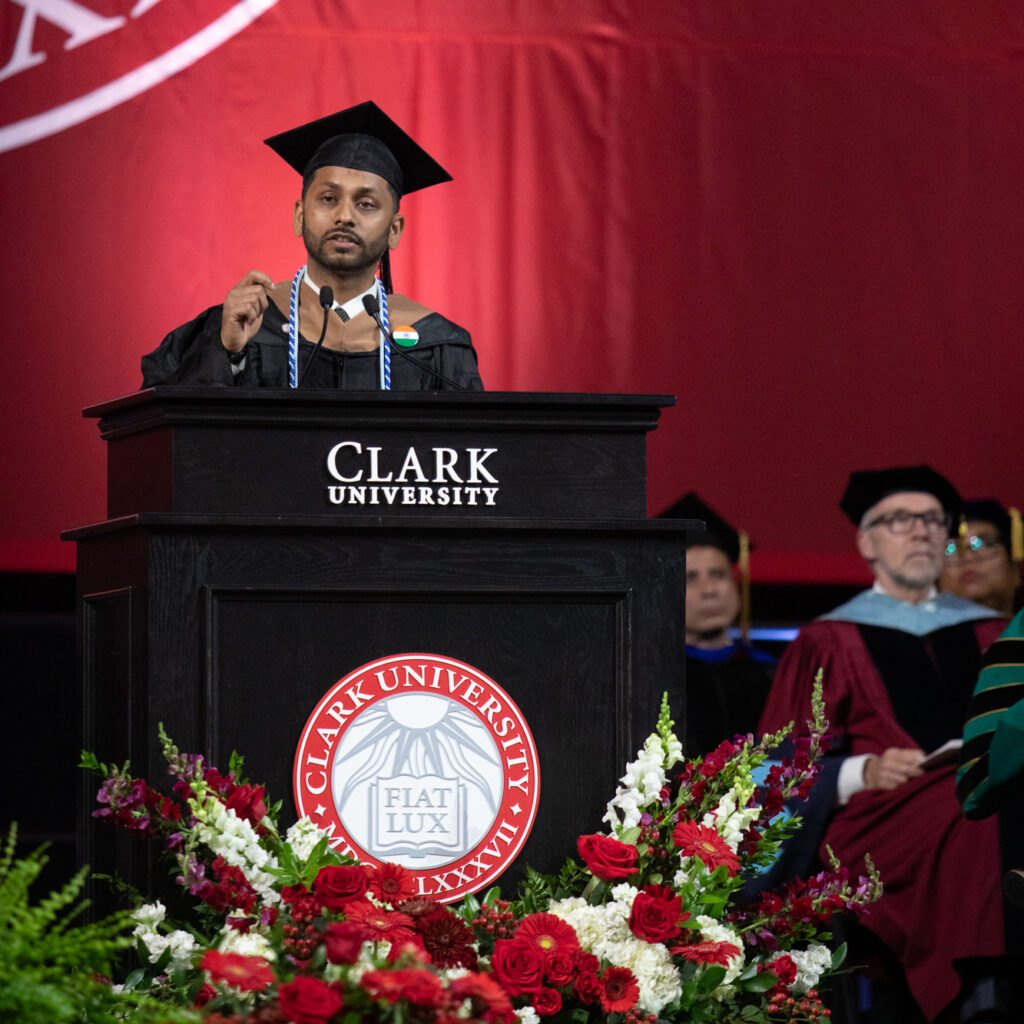 Graduate student Commencement speaker Kumar Gaurav, MBA ’25