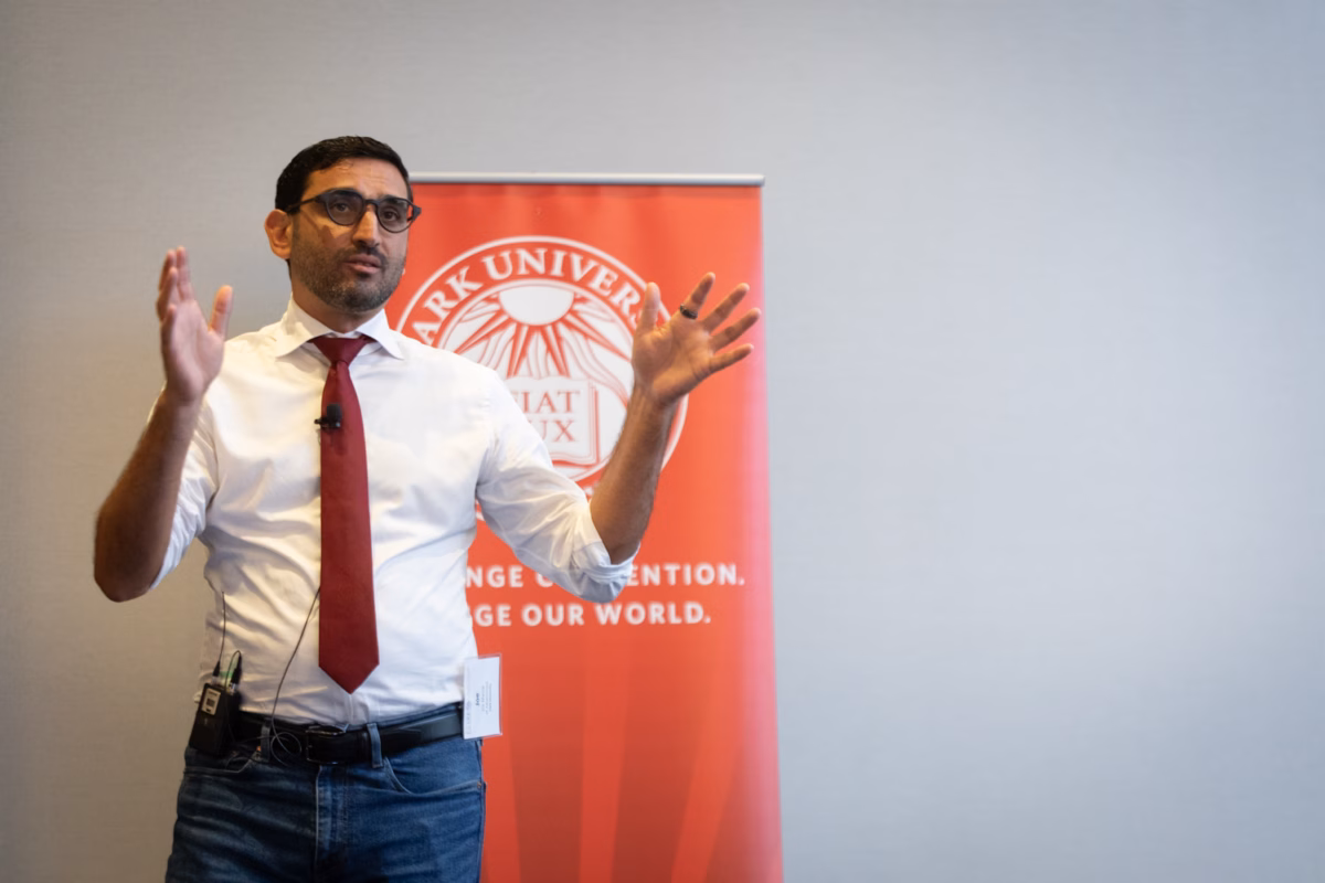 Joe Manok, vice president of University Advancement at Clark University